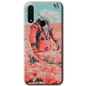 Oppo A31 Uzay Bahçesi Baskılı Uyumlu Silikon Kılıf