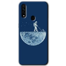 Oppo A31 Uzay İşçisi Baskılı Uyumlu Silikon Kılıf