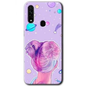 Oppo A31 Uzaylı Kız Baskılı Uyumlu Silikon Kılıf