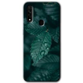 Oppo A31 Yağmurlu Yaprak Baskılı Uyumlu Silikon Kılıf