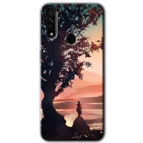 Oppo A31 Yalnız Savaşcı Baskılı Uyumlu Silikon Kılıf