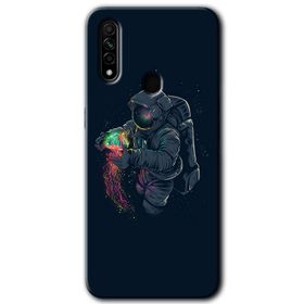 Oppo A31 Yalnız Savaşcı Baskılı Uyumlu Silikon Kılıf
