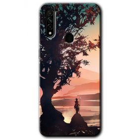 Oppo A31 Yalnız Savaşcı Baskılı Uyumlu Silikon Kılıf