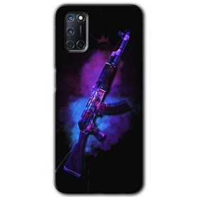 Oppo A52 AK Baskılı Uyumlu Silikon Kılıf