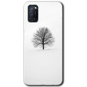 Oppo A52 Alone Tree Baskılı Uyumlu Silikon Kılıf