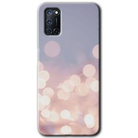 Oppo A52 Blur Lights Baskılı Uyumlu Silikon Kılıf