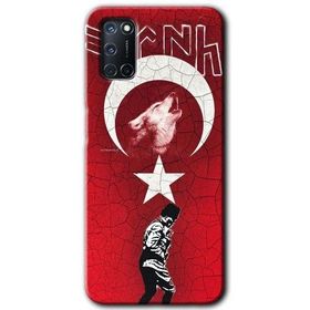 Oppo A52 Bozkurt Atam Baskılı Uyumlu Silikon Kılıf