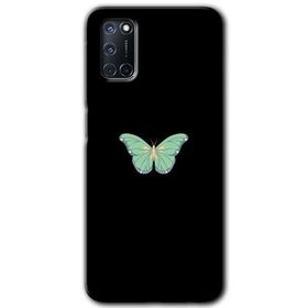 Oppo A52 Butterfly Tree Baskılı Uyumlu Silikon Kılıf