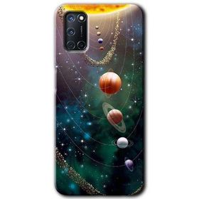 Oppo A52 Cosmos Baskılı Uyumlu Silikon Kılıf