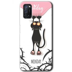 Oppo A52 Dark Sunday Baskılı Uyumlu Silikon Kılıf