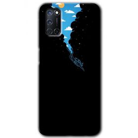 Oppo A52 Derinlere Yolculuk Baskılı Uyumlu Silikon Kılıf