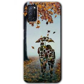 Oppo A52 Doğadan Aşk Baskılı Uyumlu Silikon Kılıf