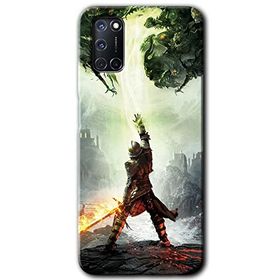 Oppo A52 Dragon Hunter Baskılı Uyumlu Silikon Kılıf
