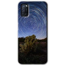 Oppo A52 Eclipse Sky Baskılı Uyumlu Silikon Kılıf