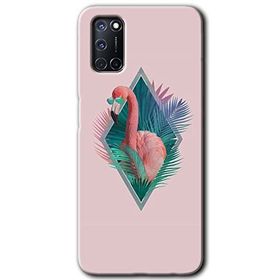 Oppo A52 Flamingo Baskılı Uyumlu Silikon Kılıf