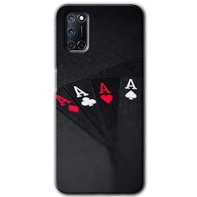Oppo A52 Full As Baskılı Uyumlu Silikon Kılıf
