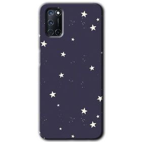 Oppo A52 Gökyüzü Yıldız Baskılı Uyumlu Silikon Kılıf