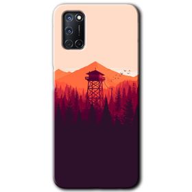 Oppo A52 Gözlem Kulesi Baskılı Uyumlu Silikon Kılıf