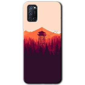 Oppo A52 Gözlem Kulesi Baskılı Uyumlu Silikon Kılıf