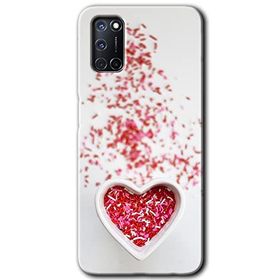 Oppo A52 Kalpli Şekerleme Baskılı Uyumlu Silikon Kılıf