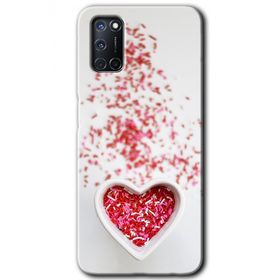 Oppo A52 Kalpli Şekerleme Baskılı Uyumlu Silikon Kılıf