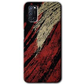 Oppo A52 Kumaş Deseni 6 Baskılı Uyumlu Silikon Kılıf