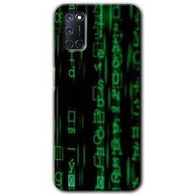 Oppo A52 Matrix Baskılı Uyumlu Silikon Kılıf