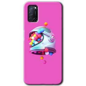 Oppo A52 Penguenler Baskılı Uyumlu Silikon Kılıf