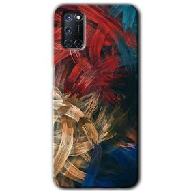Oppo A52 Penguenler Baskılı Uyumlu Silikon Kılıf
