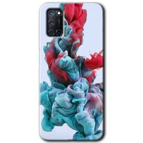 Oppo A52 Renkli Karışım Baskılı Uyumlu Silikon Kılıf