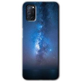 Oppo A52 Samanyolu Baskılı Uyumlu Silikon Kılıf