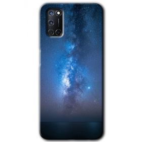 Oppo A52 Samanyolu Baskılı Uyumlu Silikon Kılıf