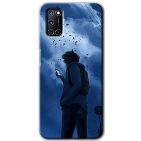 Oppo A52 Sonbahar Yalnızlığı Baskılı Uyumlu Silikon Kılıf