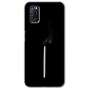 Oppo A52 Sönmüş Kibrit Baskılı Uyumlu Silikon Kılıf