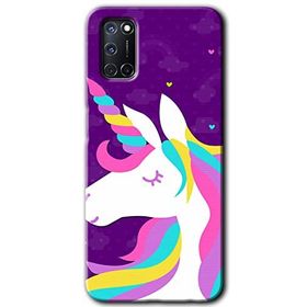 Oppo A52 Unicorn Sleep Baskılı Uyumlu Silikon Kılıf