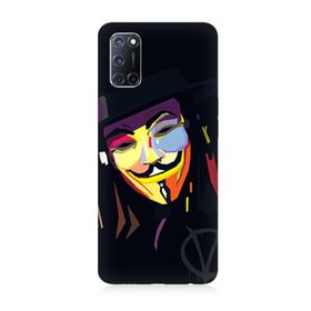 Oppo A52 Uyumlu Vendetta Baskılı Silikon Kılıf