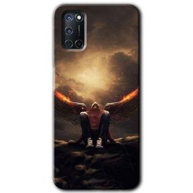 Oppo A52 Wings of Power Baskılı Uyumlu Silikon Kılıf