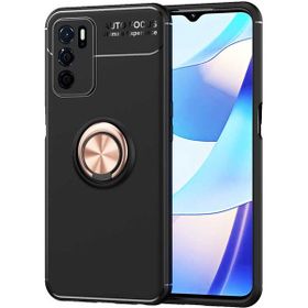 Oppo A54 Gold Kılıf Zırhlı Standlı Mıknatıslı Tank Kapak
