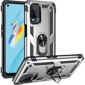 Oppo A54 Gri Kılıf Zırhlı Standlı Mıknatıslı Tank Kapak