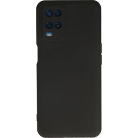 Oppo A54 Siyah Kılıf Silikon Sürgülü Lens Korumalı Buzlu Şeffaf
