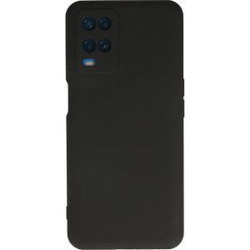 Oppo A54 Siyah Kılıf Silikon Sürgülü Lens Korumalı Buzlu Şeffaf