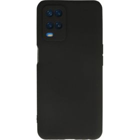 Oppo A54 Siyah Kılıf Silikon Sürgülü Lens Korumalı Buzlu Şeffaf