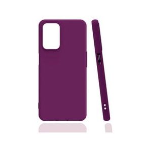 Oppo A55 4G Mor Uyumlu Silikon Kılıf