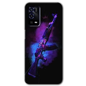 Oppo A55 AK Baskılı Uyumlu Silikon Kılıf