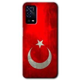 Oppo A55 Albayrak Baskılı Uyumlu Silikon Kılıf