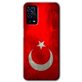 Oppo A55 Albayrak Baskılı Uyumlu Silikon Kılıf