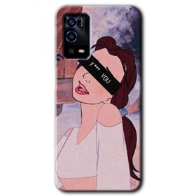Oppo A55 Bad Girl Baskılı Uyumlu Silikon Kılıf