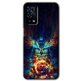 Oppo A55 Ballı Baykuş Baskılı Uyumlu Silikon Kılıf