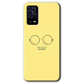 Oppo A55 Be Honest Baskılı Uyumlu Silikon Kılıf