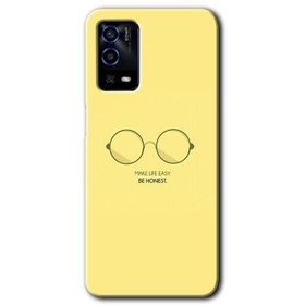 Oppo A55 Be Honest Baskılı Uyumlu Silikon Kılıf